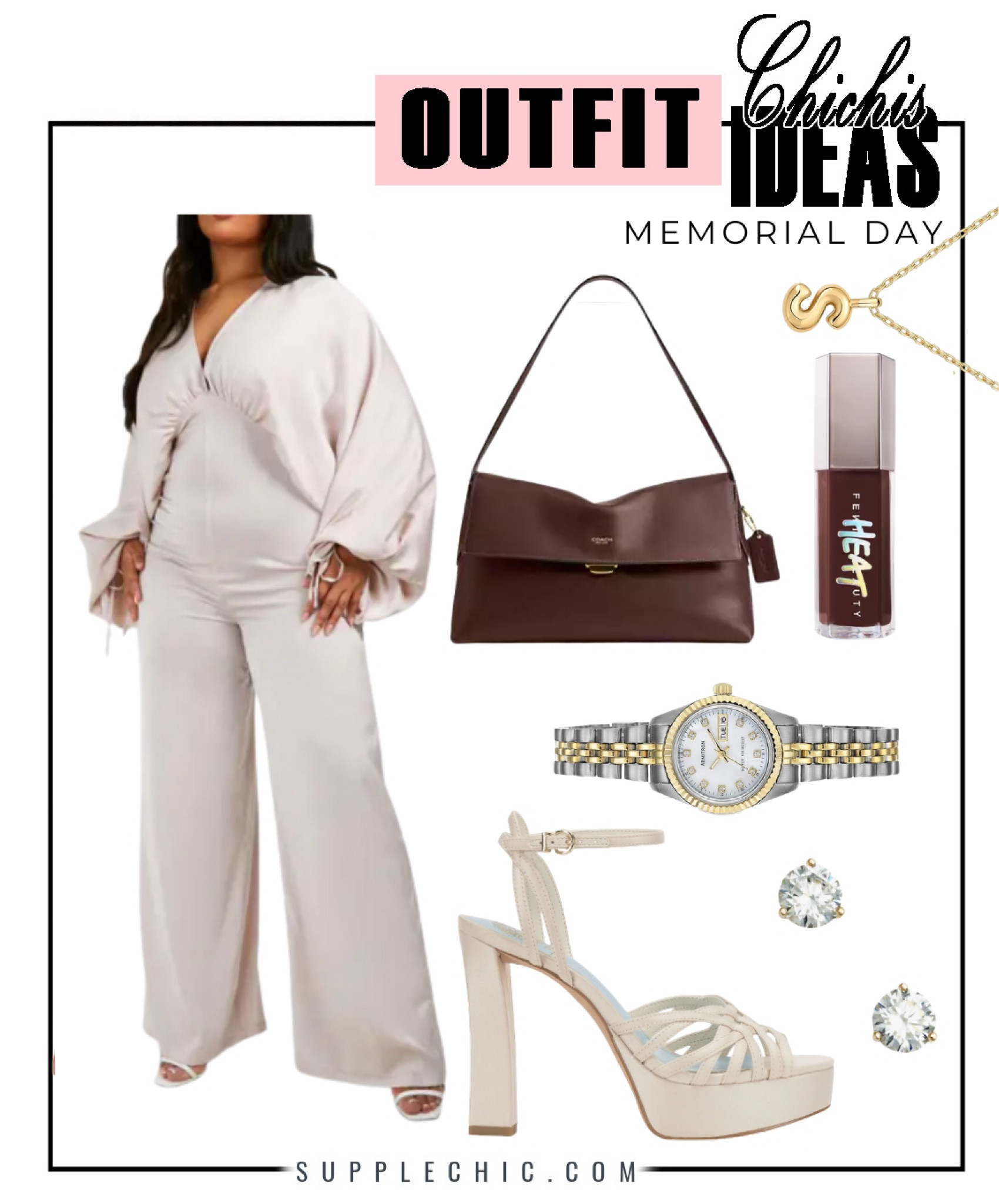 Sometimes the BEST outfits are the ones that feel effortless. This is exactly the kind of outfit I reach for when I want to look polished without trying too hard. #MemorialDayOutfit #NeutralStyle #SoftGlamStyle #PlusSizeFashion #ClassyStyle #ElegantOutfit #CurvyFashion #AffordableFashion #SummerStyle #LTKStyle

#LTKSeasonal #LTKMidsize #LTKootd