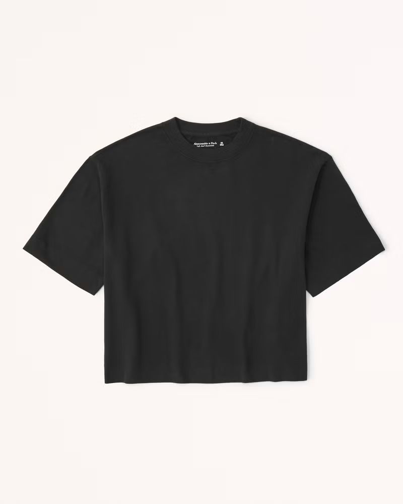 Women's Essential Short-Sleeve Wedge Tee | Women's Tops | Abercrombie.com | Abercrombie & Fitch (US)