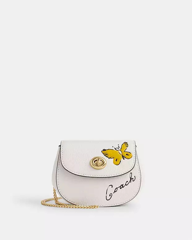 Turnlock Card Case With Sketch Print$75 | Coach Outlet US