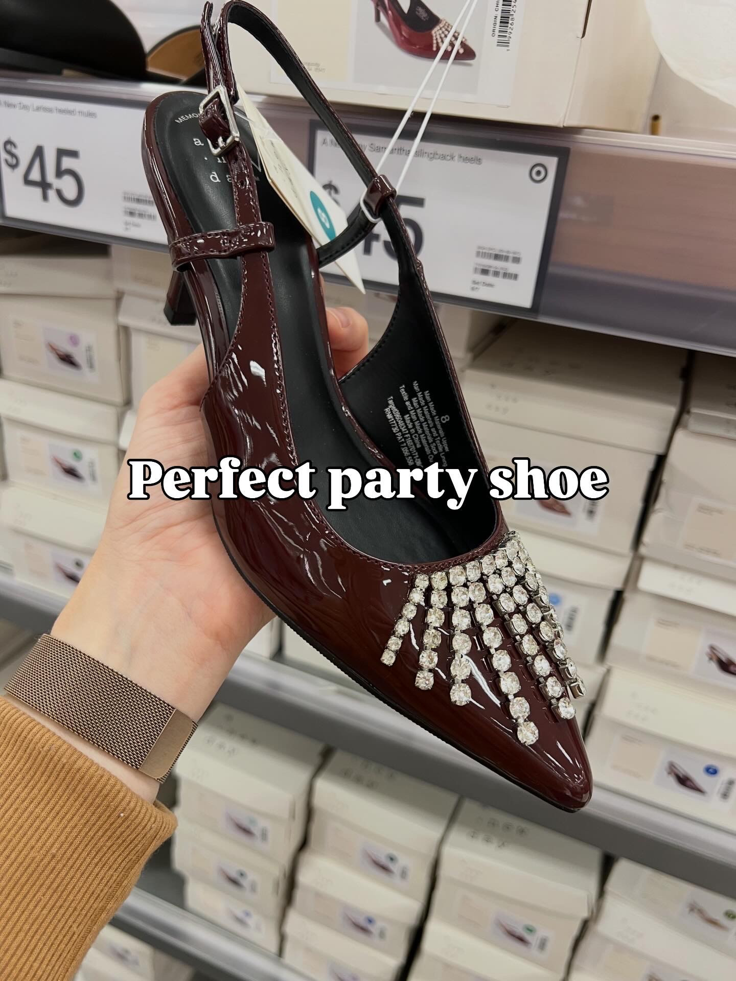 Target has pretty party shoes if you’re looking! #targetdoesitagain 

#LTKFindsUnder50 #LTKFindsUnder100 #LTKHoliday
