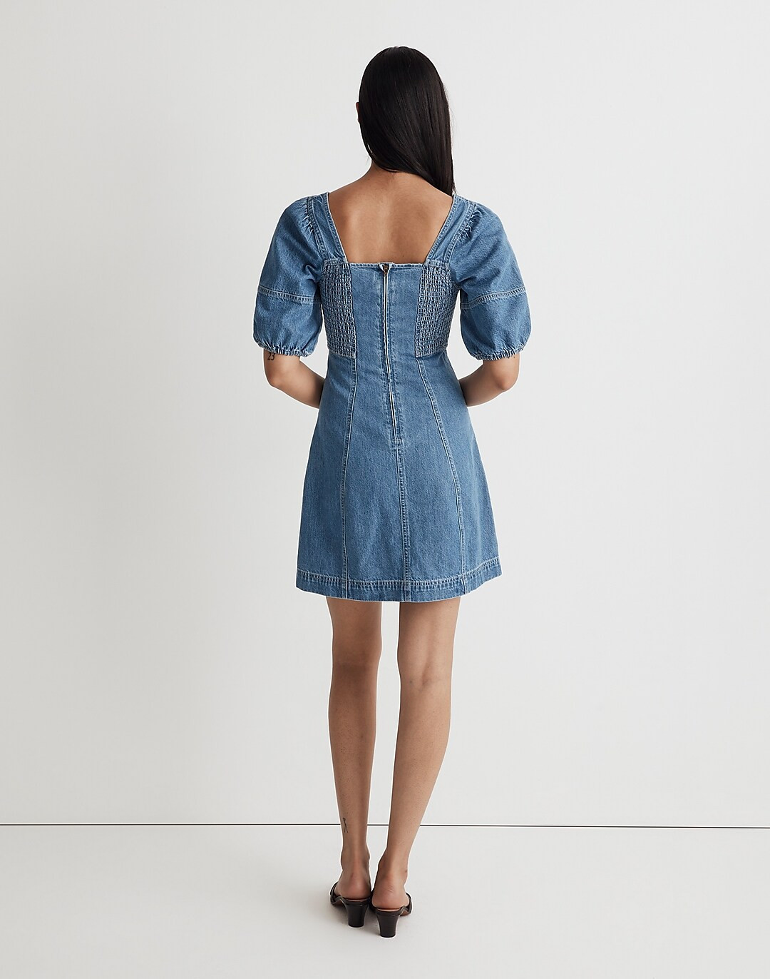 Denim Maisie MIni Dress in Fennwood Wash | Madewell