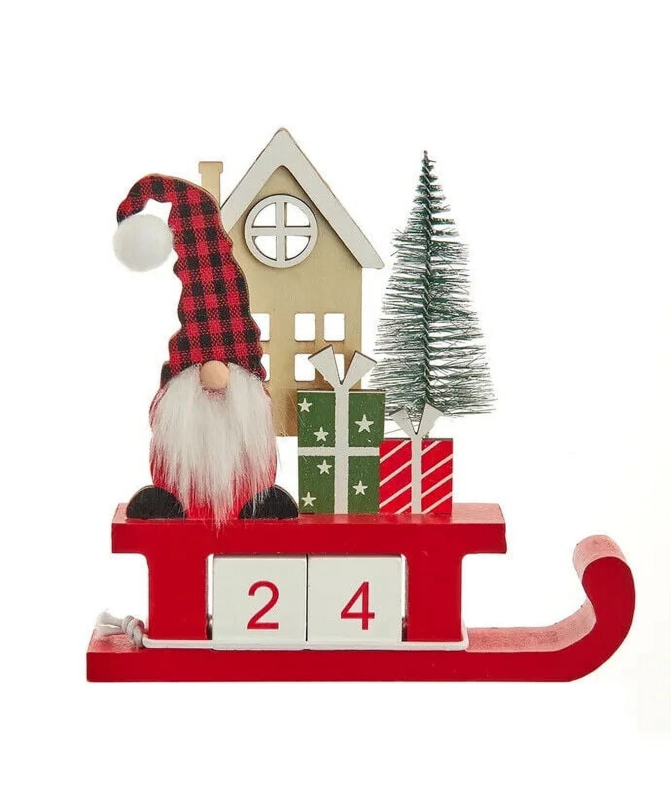Wooden GNOME ADVENT CALENDAR Christmas Decoration by Kurt Adler | Walmart (US)