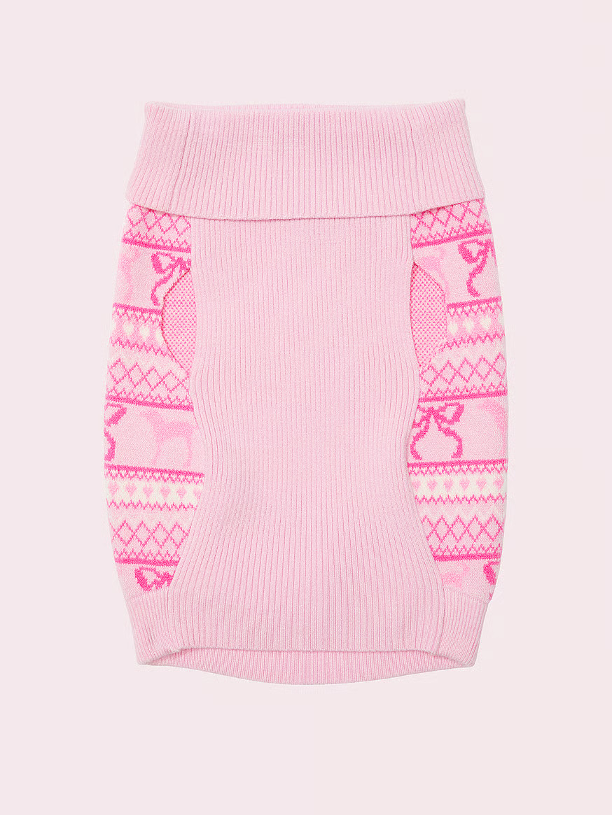 Buy PINK x LoveShackFancy Pet Sweater, Pretty Fairisle - Order Toys & Games online - PINK US | Victoria's Secret (US / CA )