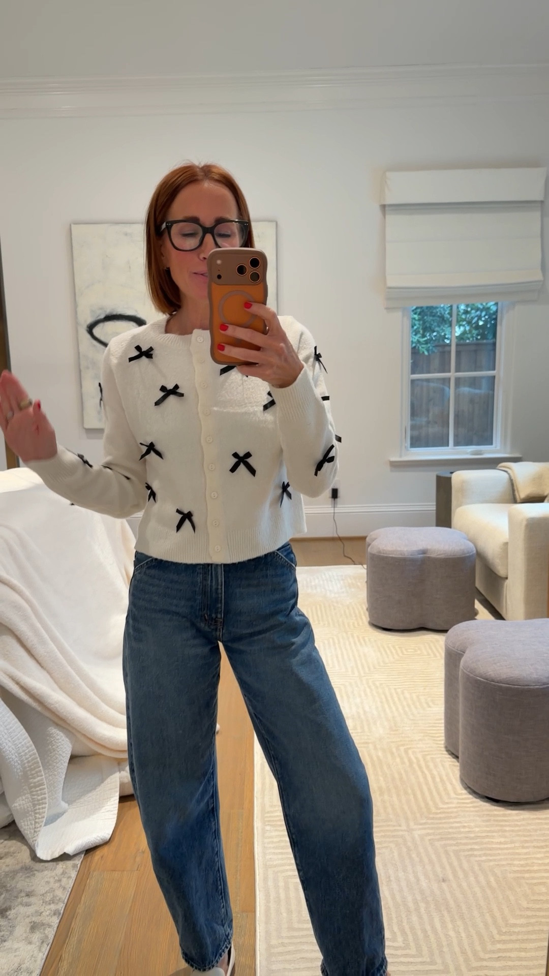 The cutest Target sweater that works no matter the vibe. Dress it down with denim and sneakers for mom-on-the-move energy, or dress it up with a satin skirt + booties for holiday things 🤍 Cozy, comfy, and so easy to style. All links below!

#LTKootd #LTKFindsUnder50 #LTKHoliday