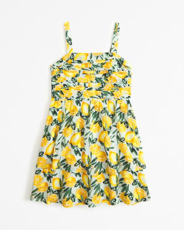 girls emerson tiered mini dress | girls dresses & rompers | Abercrombie.com | Abercrombie & Fitch (US)