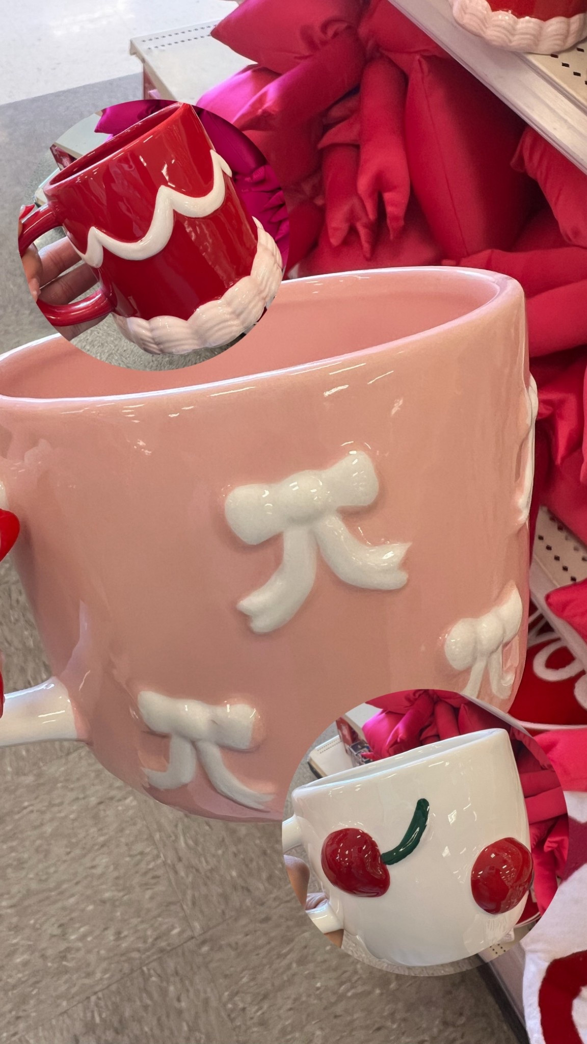 The CUTEST mugs for Valentine’s Day…and they’re only $3 IN STORE! 🩷🤍❤️ 

#LTKSeasonal #LTKSaleAlert #LTKHome