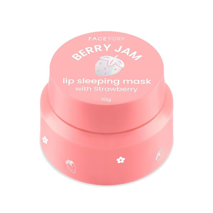 FaceTory Berry Jam Lip Sleeping Mask with Strawberry Fruit Extract and Shea Butter - for Softer L... | Amazon (US)