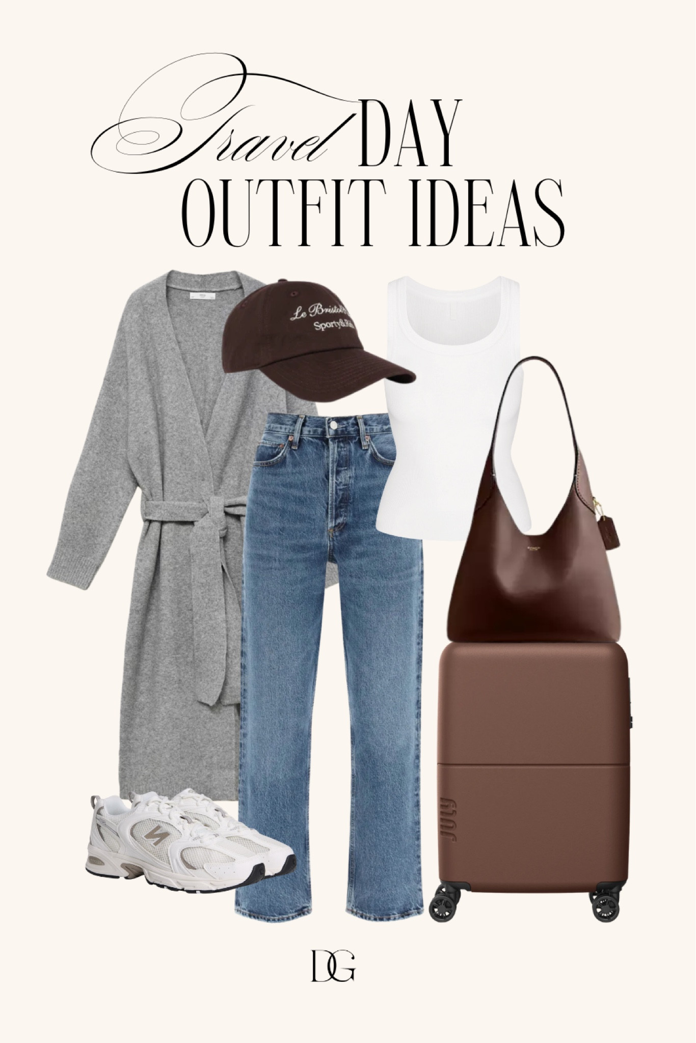 Travel Outfit Idea 〰️ travel outfits, travel look, casual outfit, casual outfits, travel looks, travel outfit inspo, travel essential, travel essentials, travel bag, travel bags, closet basics, closet staples, neutral outfits, neutral outfit, casual sneakers

#LTKTravel #LTKStyleTip #LTKSeasonal