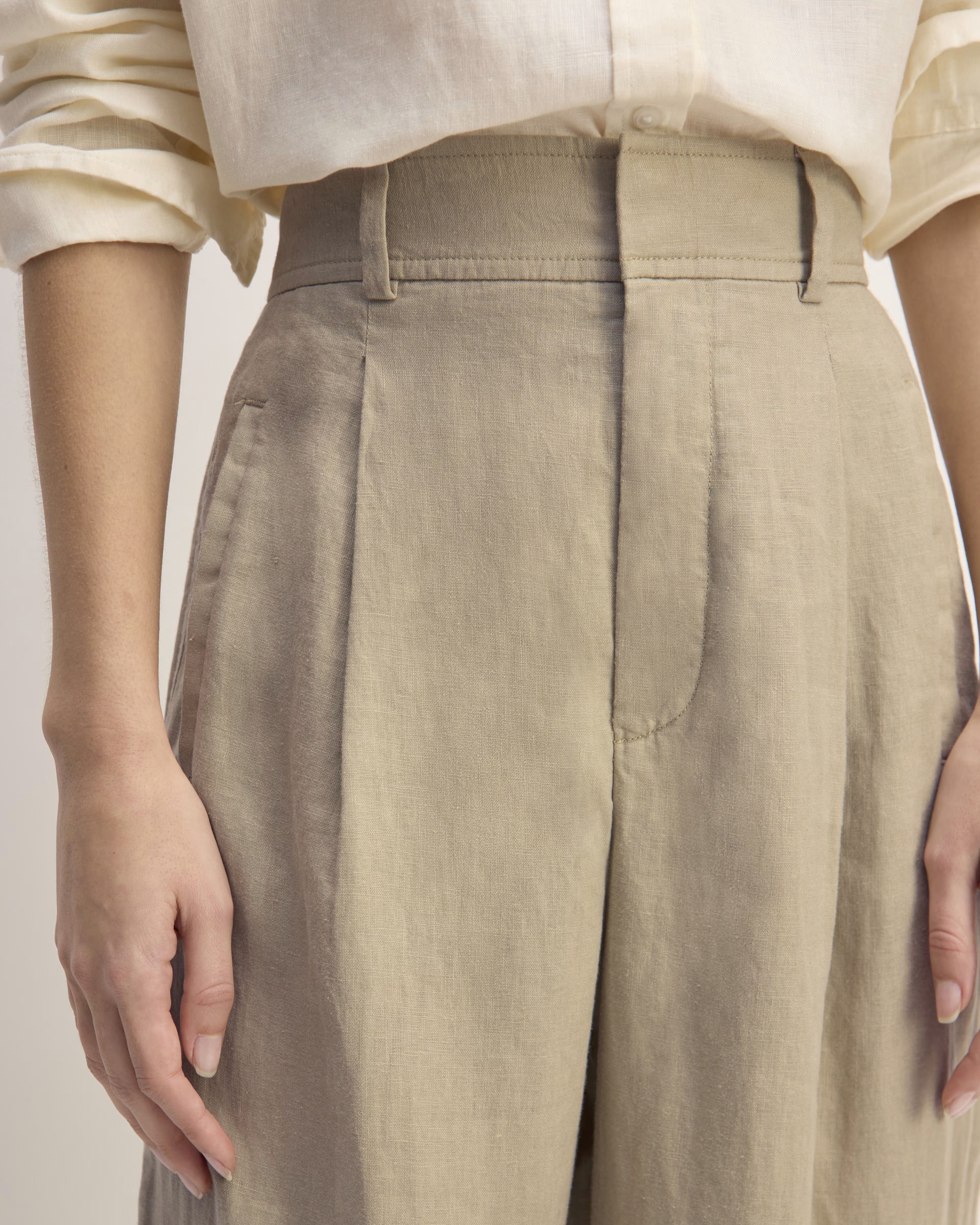 The Linen Way-High® Drape Pant | Everlane