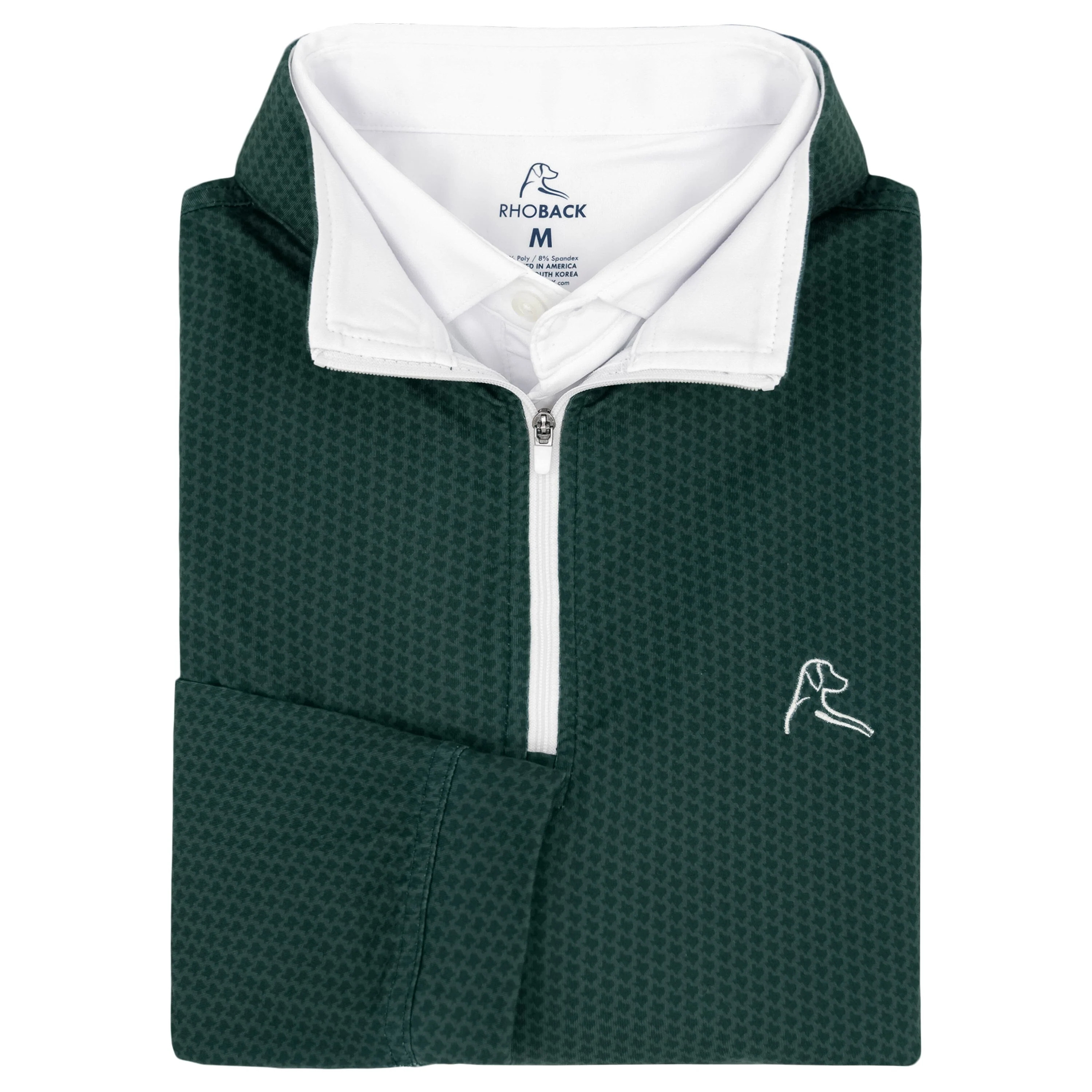 Riva Heather Stripe Performance Q-Zip | RHOBACK