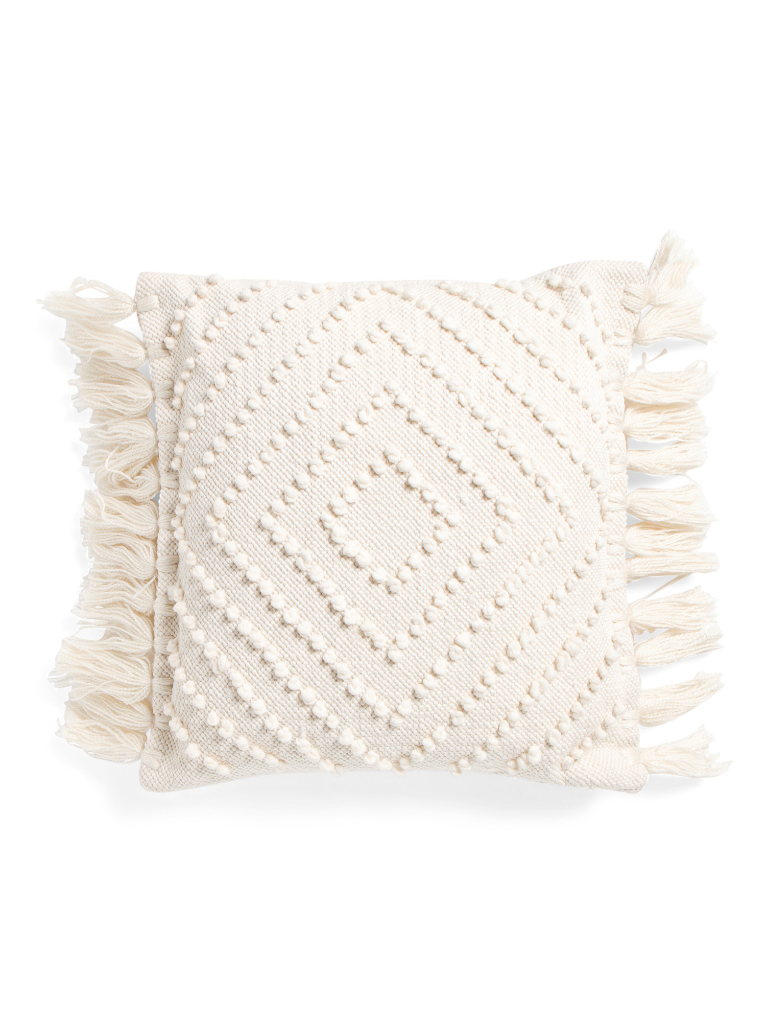 20x20 Diamond Knotted Pillow | TJ Maxx