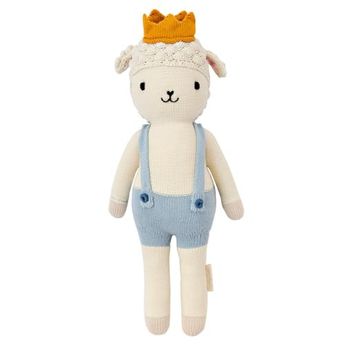 cuddle + kind Sebastian The Lamb Little 13" Hand-Knit Doll – 1 Doll = 10 Meals, Fair Trade, Heirloom Quality, Handcrafted in Peru, 100% Cotton Yarn | Amazon (US)