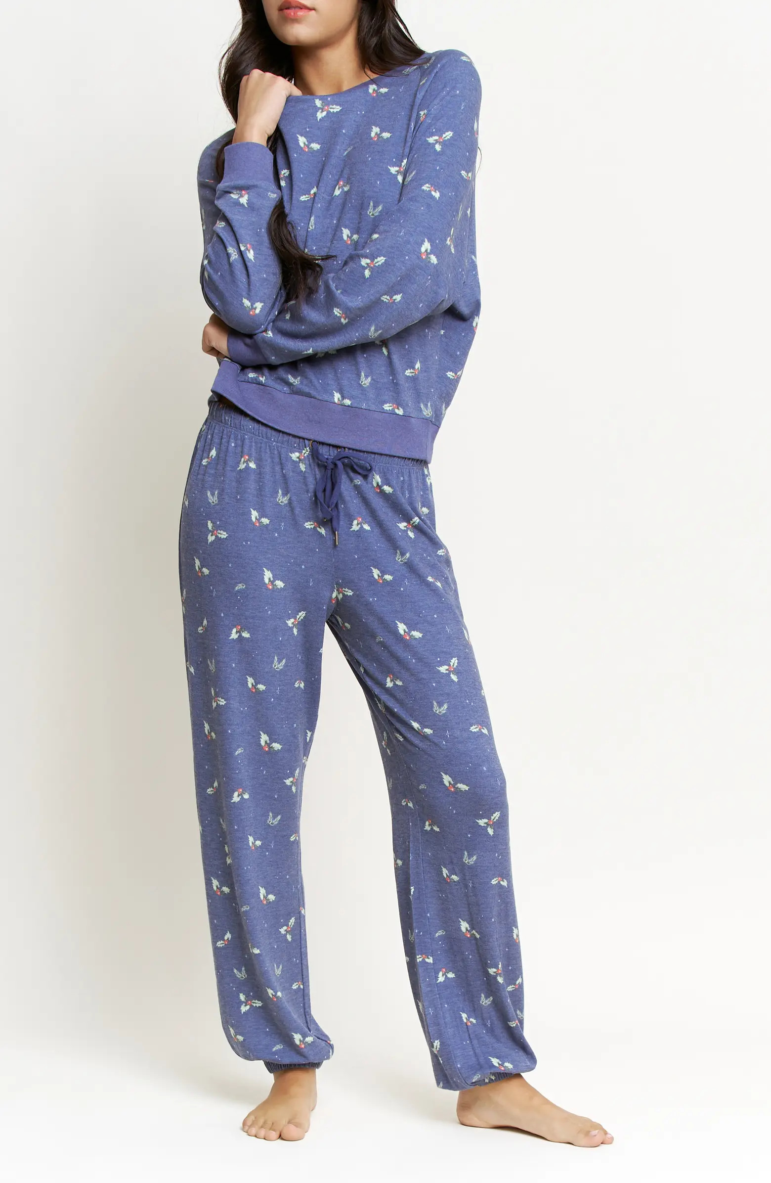 Star Seeker Brushed Jersey Pajamas | Nordstrom