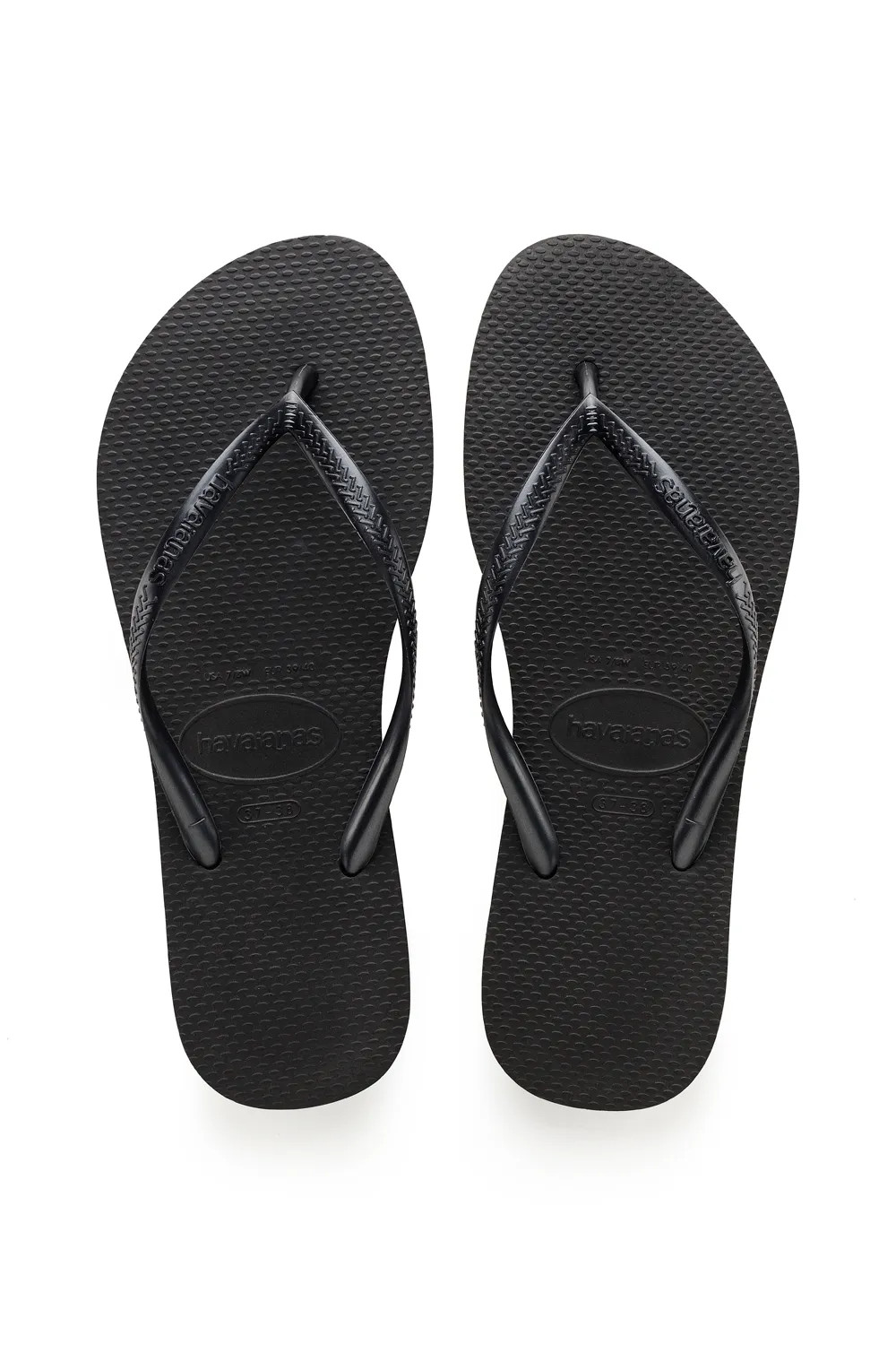 Sandals | Slim Flip Flop Black | Havaianas | Debenhams UK