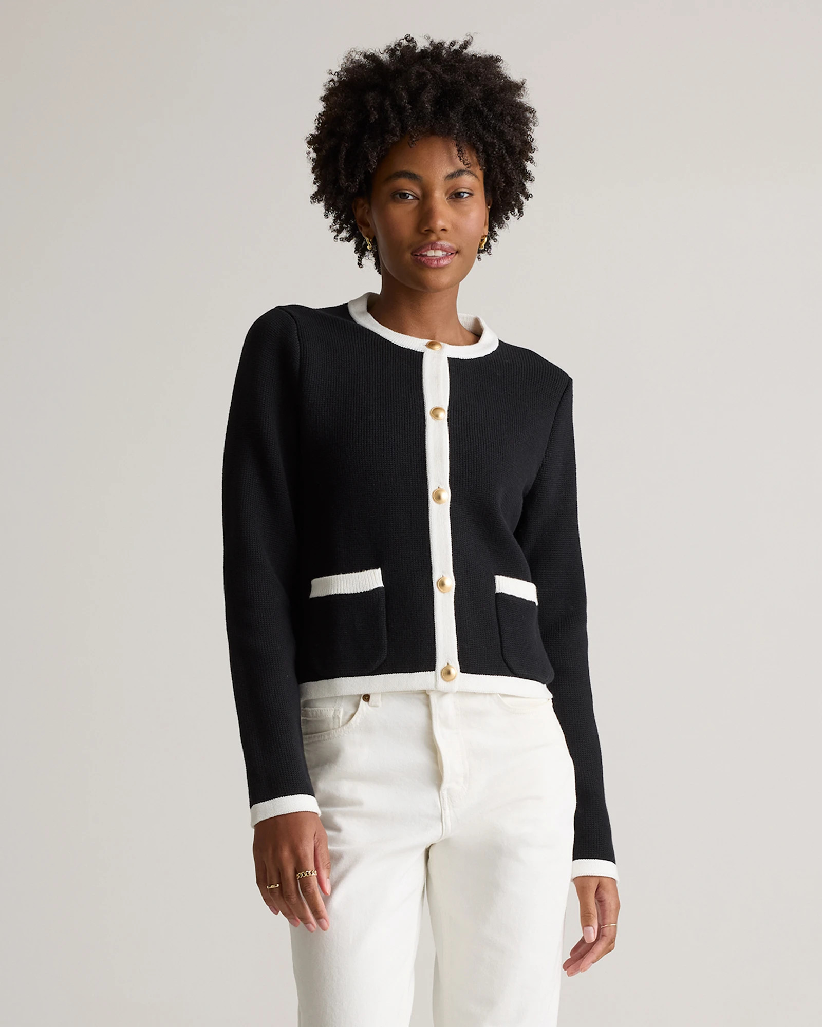 100% Organic Cotton Sweater Jacket | Quince