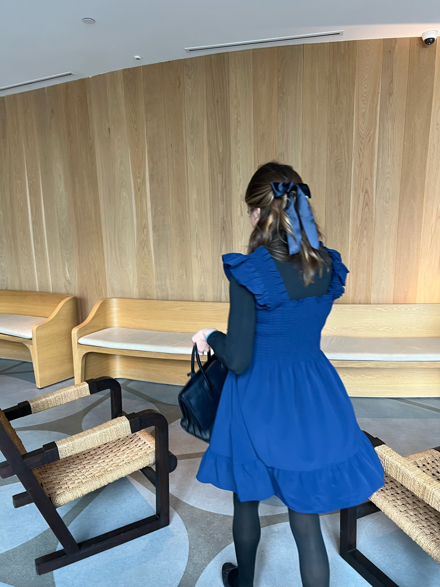 slim fit dress slacks Nadia Dress Navy Gardenia