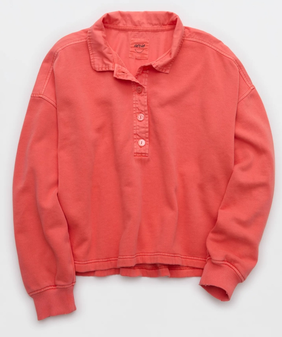 Quarter button down! Cozy and cotton 

#LTKootd #LTKmomlife