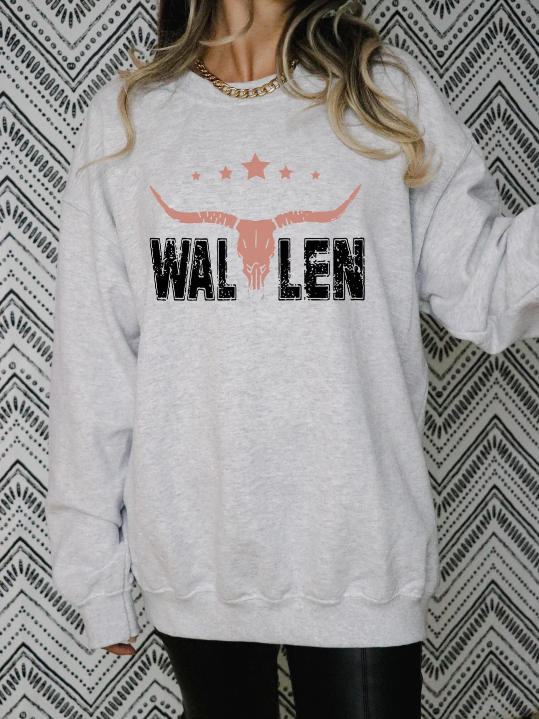 Wallen crewneck sweatshirt, graphic sweater | Etsy (US)