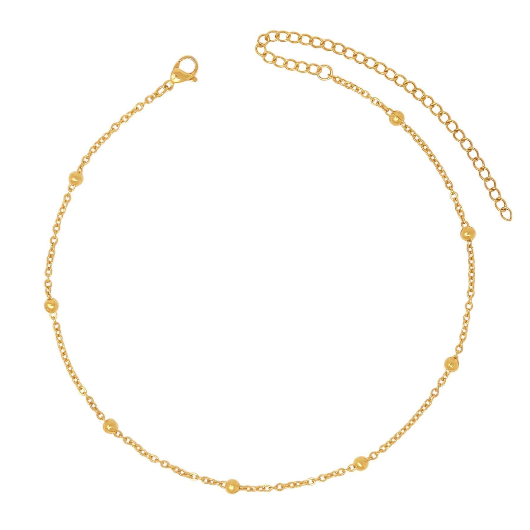 BOHOMOON Dainty Ball Choker / Necklace | Waterproof & Tarnish Free | Bohomoon UK