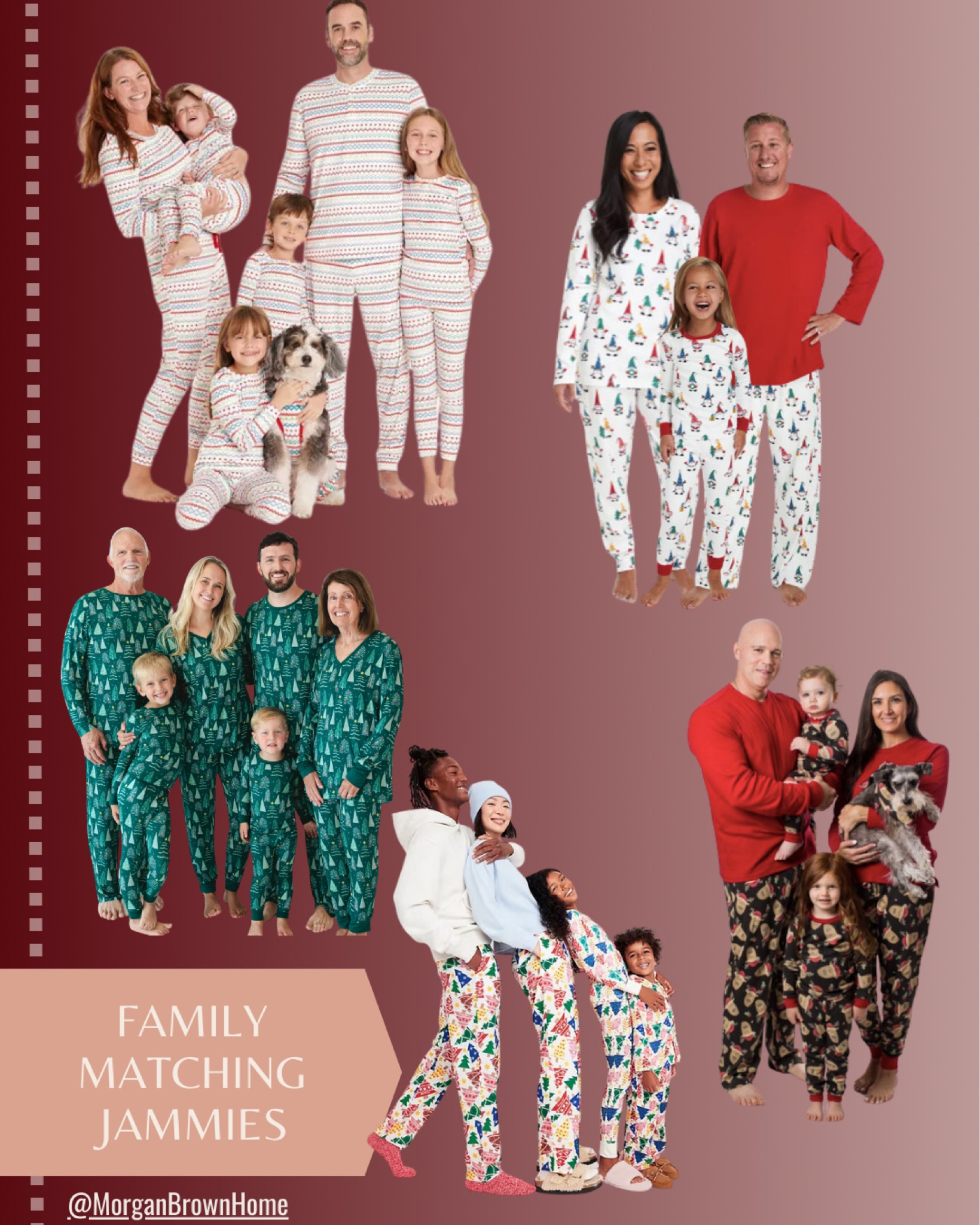 Festive family jammies for a cozy, coordinated holiday! Perfect for making memories together. #giftguide2024 #shopmorganbrownhome

#LTKfamily #LTKSeasonal #LTKkids