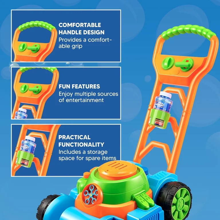 Syncfun Bubble Lawn Mower, Bubble Machine Summer Outdoor Games Toys for Kids Toddler 3-6 Years Ol... | Walmart (US)