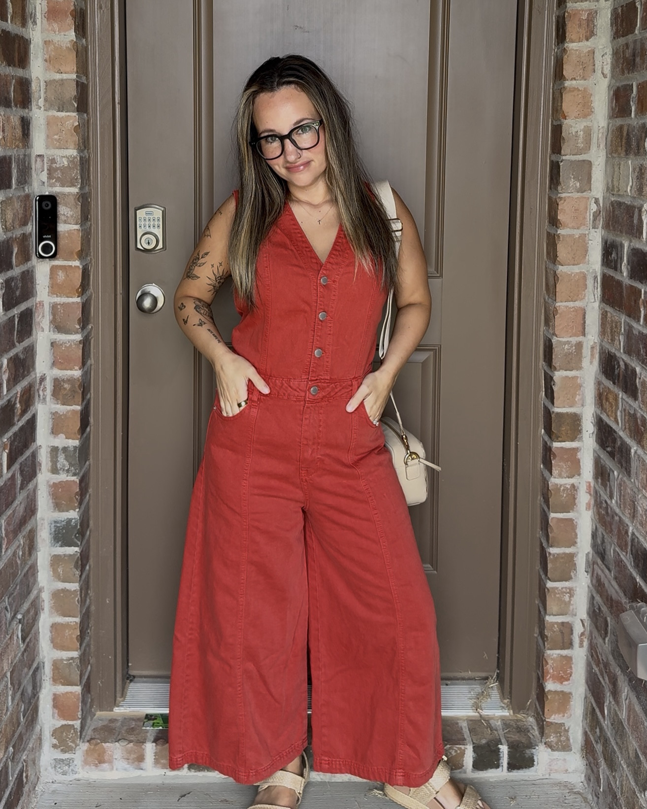 This romper feels like pajamas but looks like I tried. And it’s currently only $28 with during Target circle week. RUNNN HONEY! Linking everything! My go to purse, everyday jewelry, and minimal glam. If you’re not doing faux freckles… DO IT! 

#LTKBeauty #LTKStyleTip #LTKSaleAlert