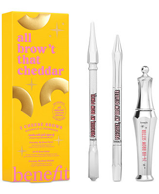 Benefit Cosmetics 3-Pc. All Brow't That Cheddar Brow Hero Set - Deep Brown - Macy's | Macy's