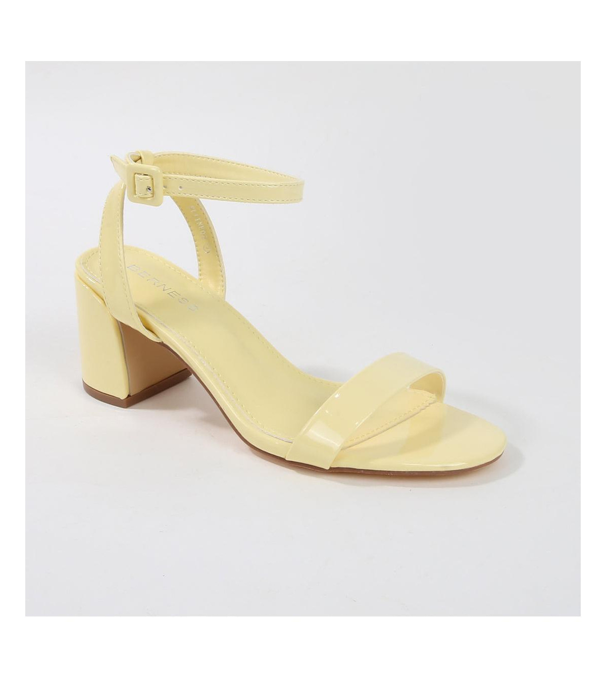 Elaine02 Block Heel Sandals - Yellow | Macy's