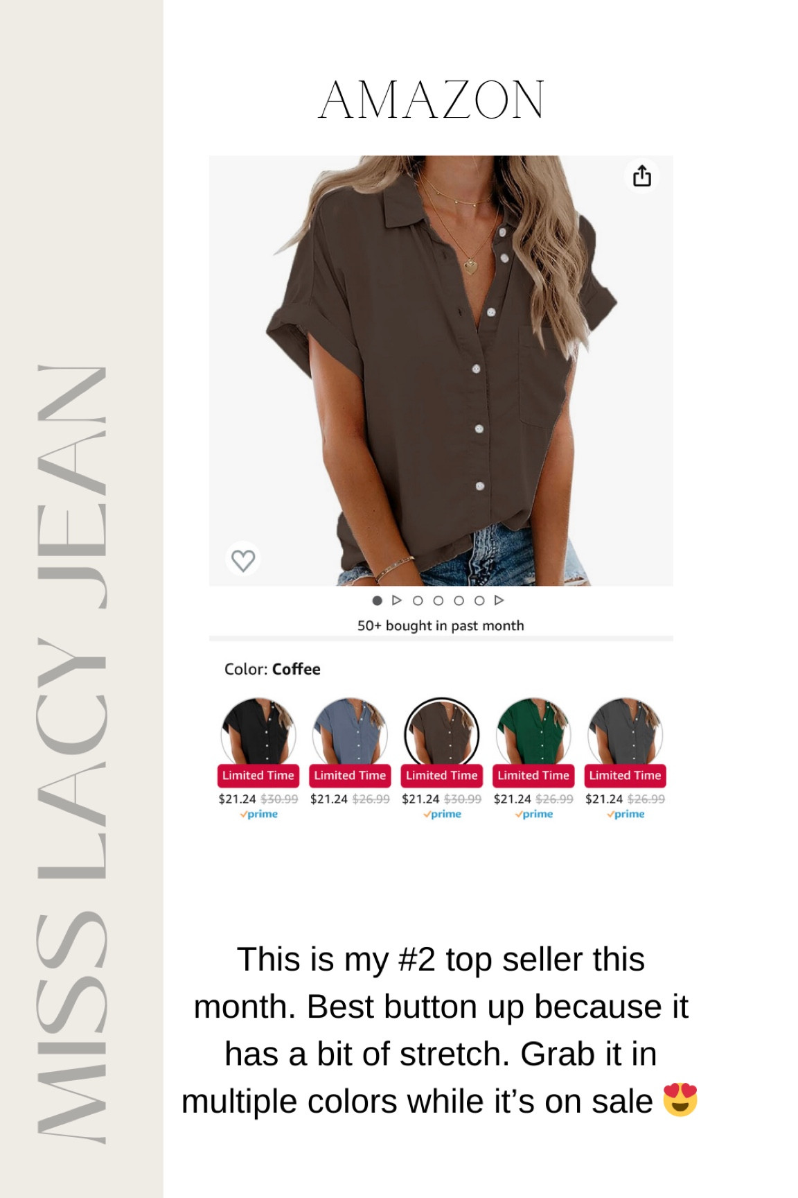 Amazon fashion
Best top for workwear
Office outfit 

#LTKstyletip #LTKfindsunder50 #LTKsalealert