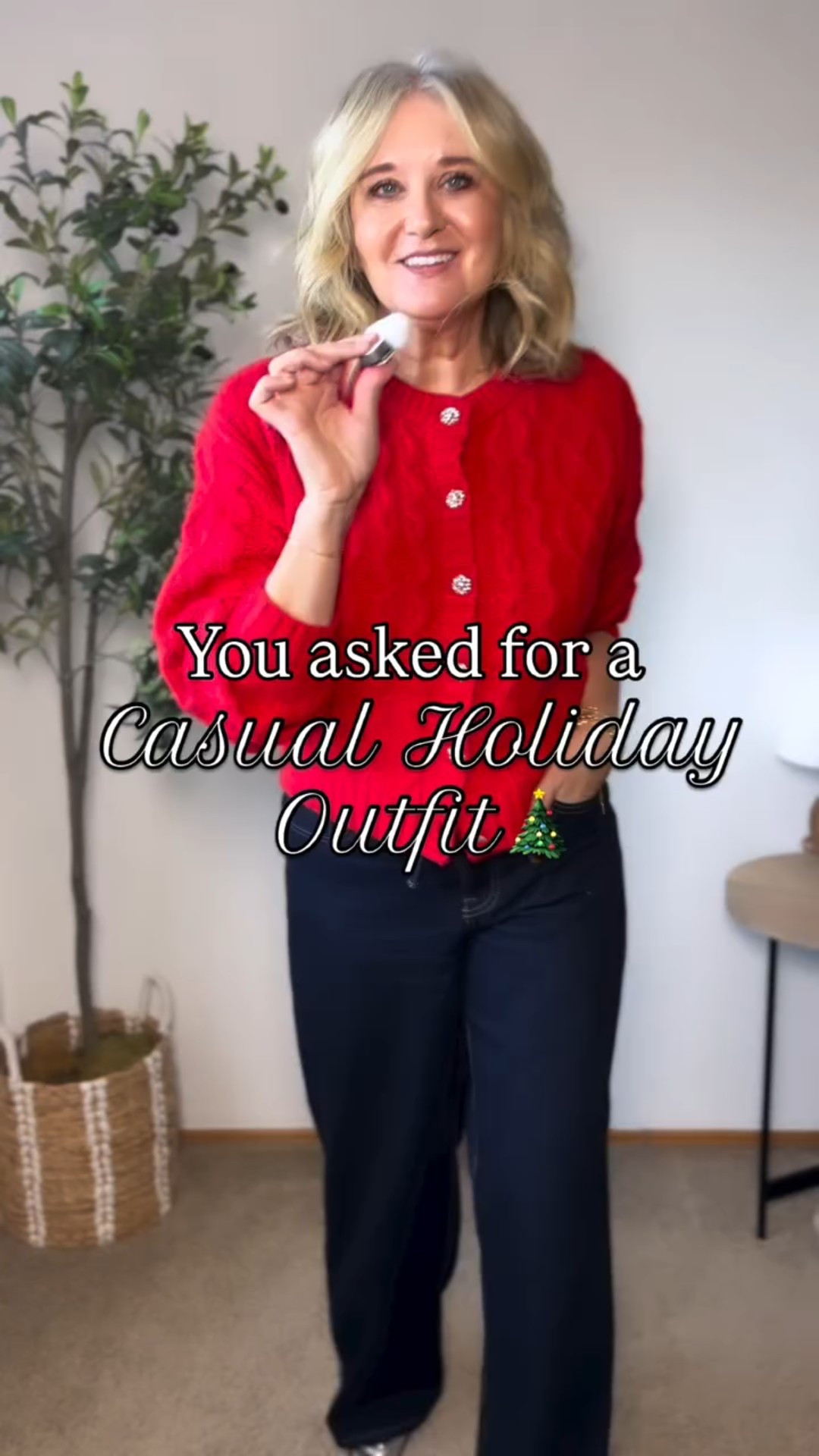 You ASKED, I ANSWERED: Can you share a casual Holiday Outfit? Comment SHOP for links! 

Here you go! This one is perfect for a casual holiday look! The jeans are so soft and comfortable, aces the sweater has just enough “sparkle” to feel festive! 

#casualholidayoutfit #casualoutfit #walmartpartner  #walmart #jeans #holidaysweater #whattowear