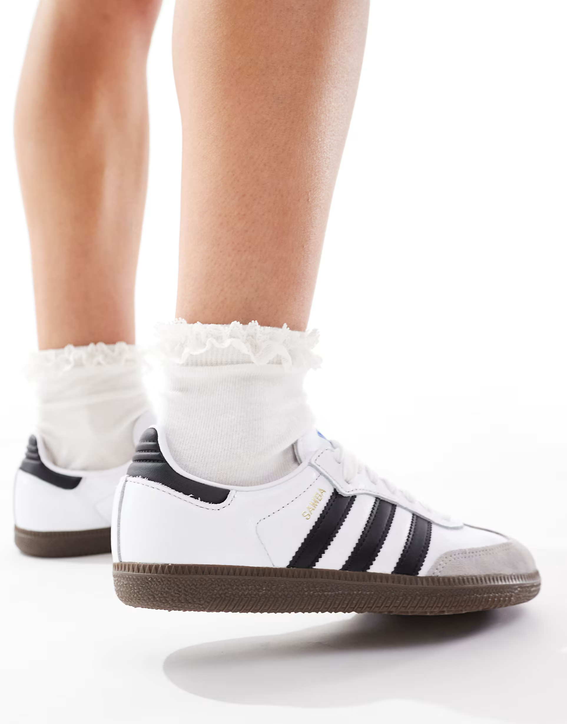 adidas Originals Samba OG trainers in white | ASOS (Global)