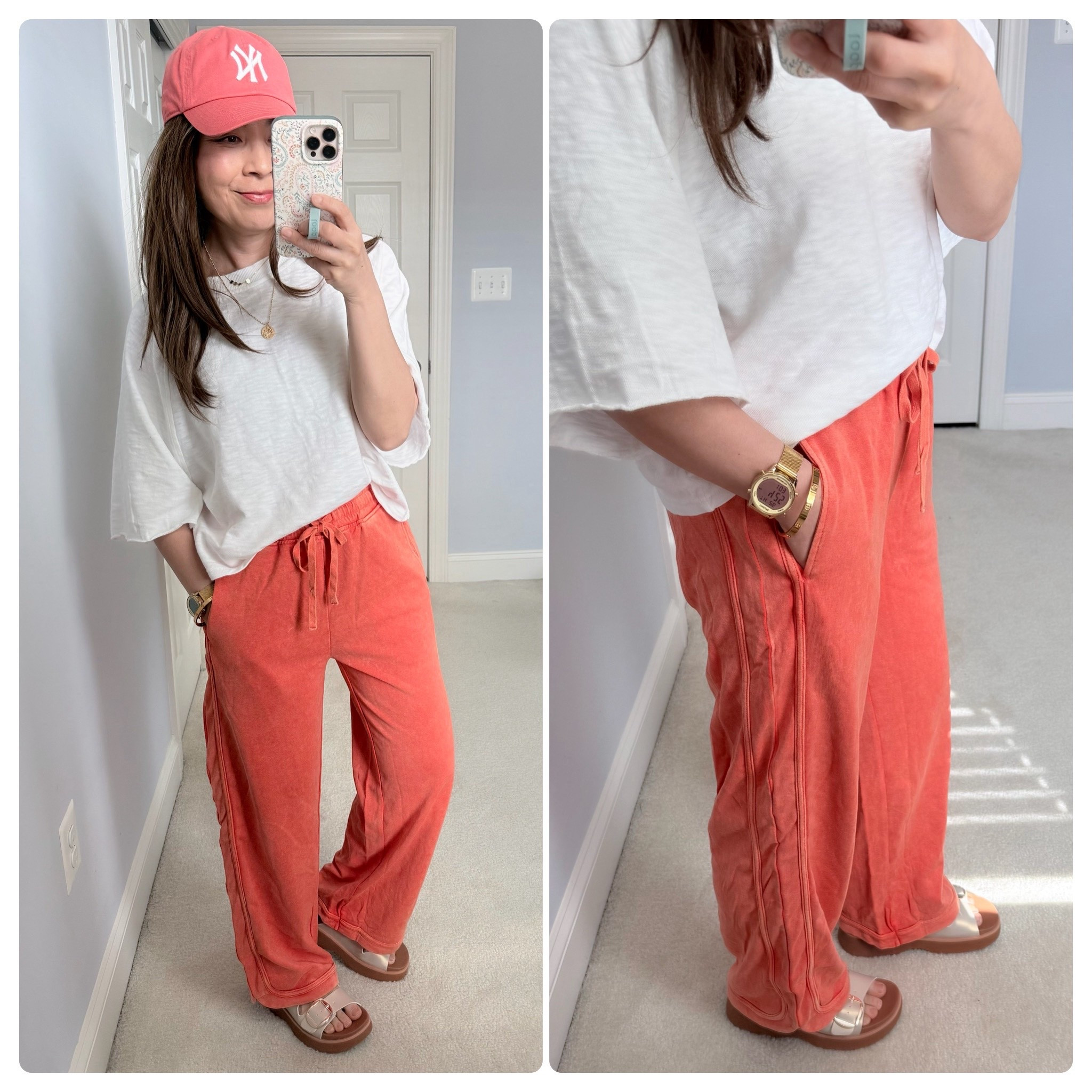 These pants are super comfortable and gives that Aerie vibes! My Arrie top is amazing too!