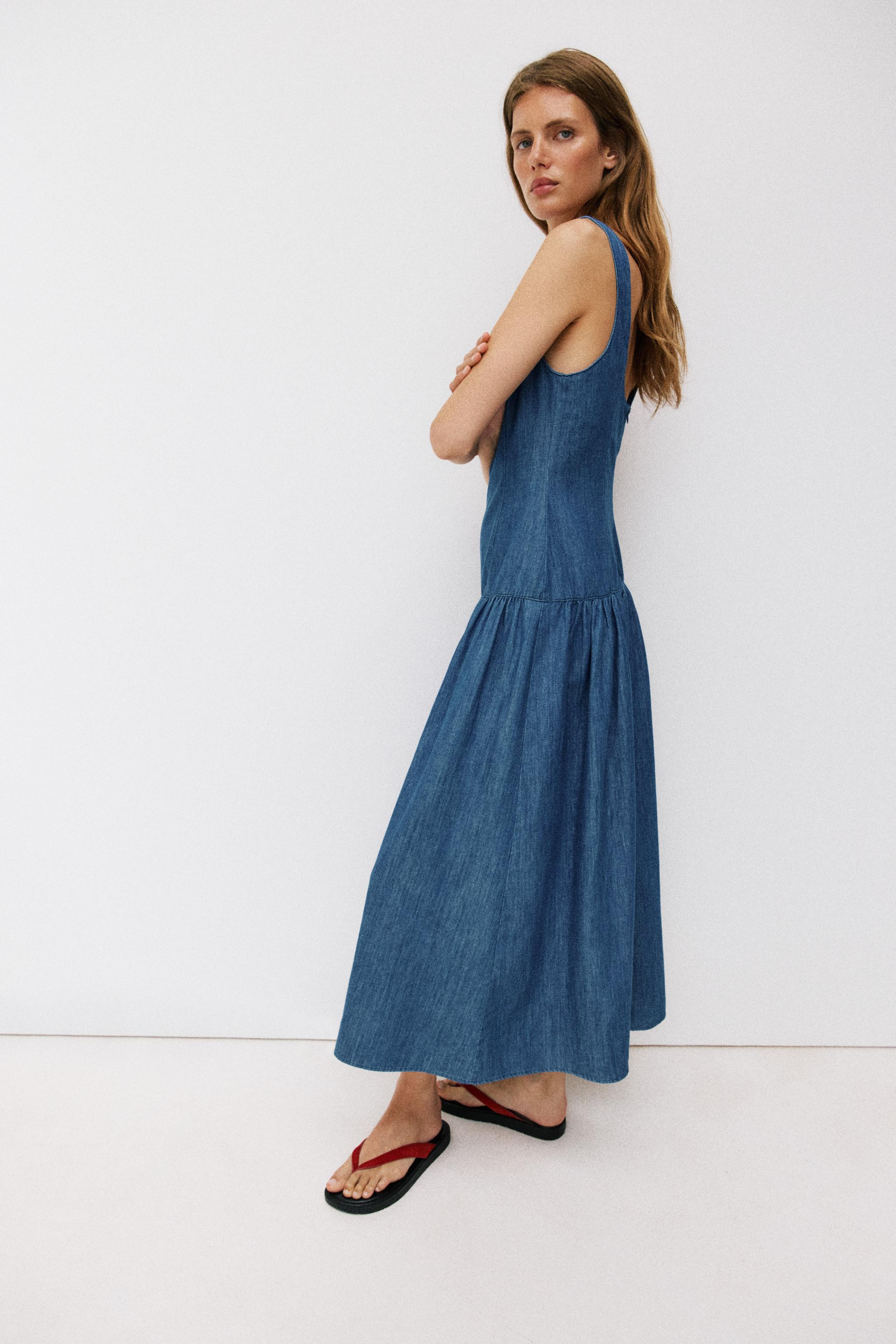 MIDI CAPE SKIRT DRESS | Zara US