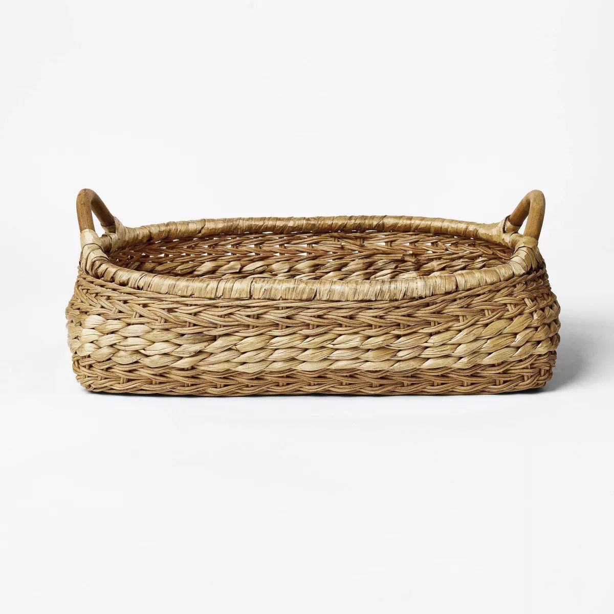 Oval Rim Woven Tray - Threshold™ designed with Studio McGee | Target