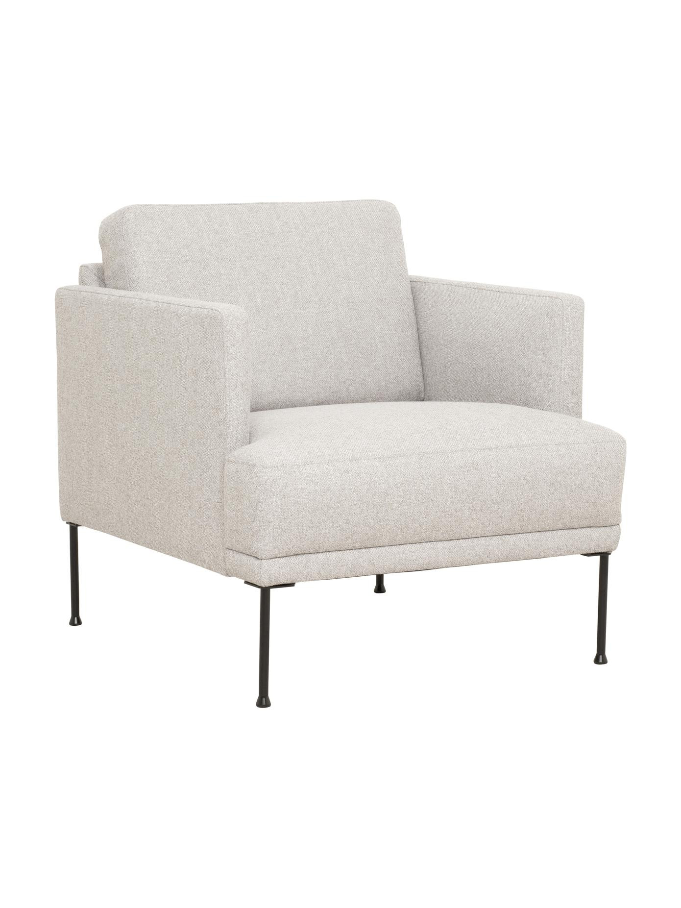 Sessel Fluente in Beige mit Metall-Füßen | WestwingNow EU