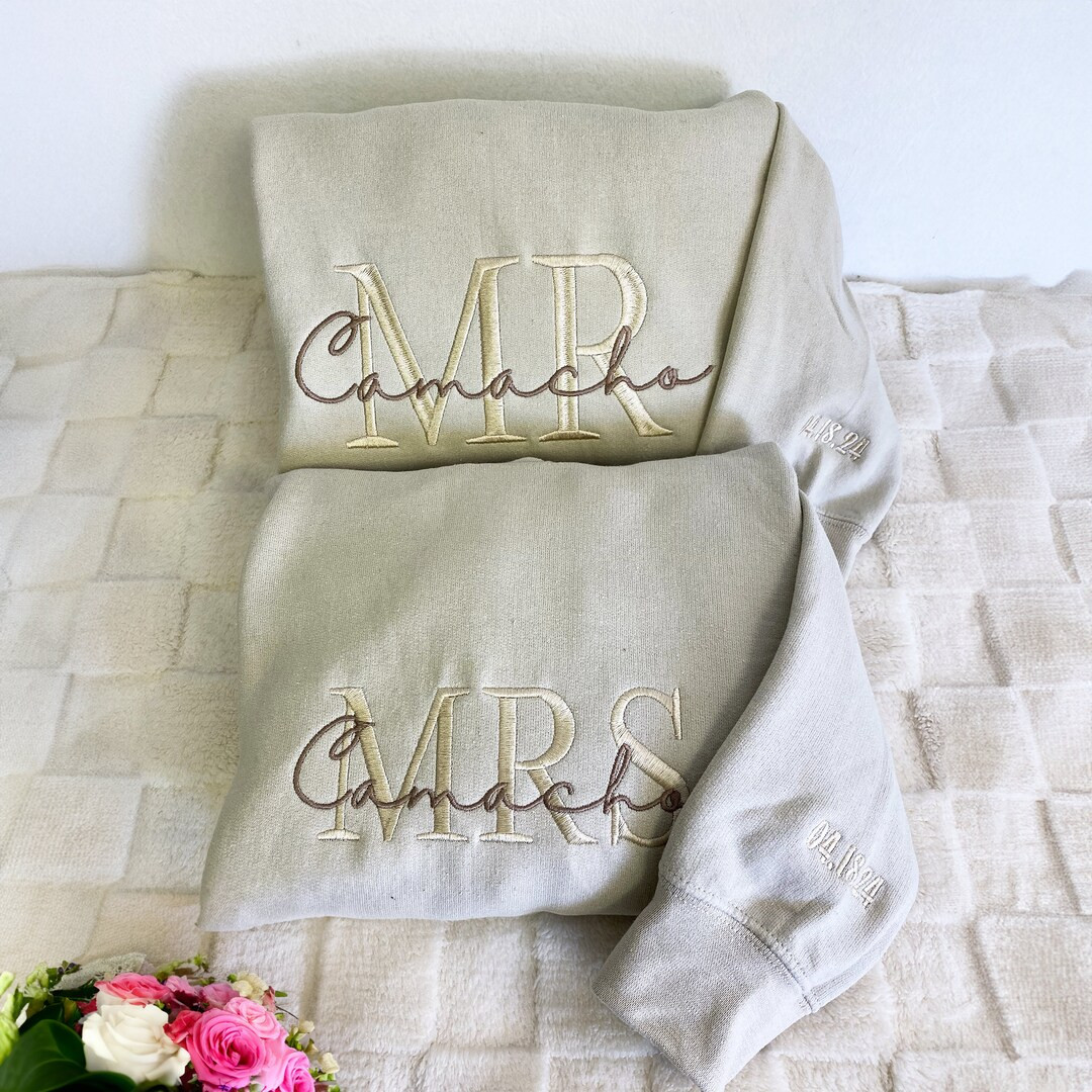 Custom Mrs Sweatshirt, Embroidered Future Mrs Name Crewneck, Bride to Be Gift for Bridal Shower, ... | Etsy (US)