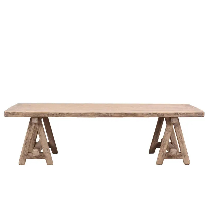 63" Long Rimini Coffee Table Weathered Natural | Overstock