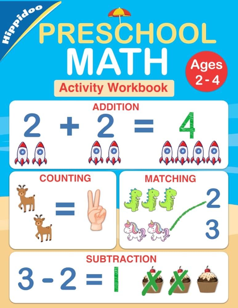 Preschool Math Workbook: Number Tracing, Addition and Subtraction math workbook for toddlers ages... | Amazon (US)
