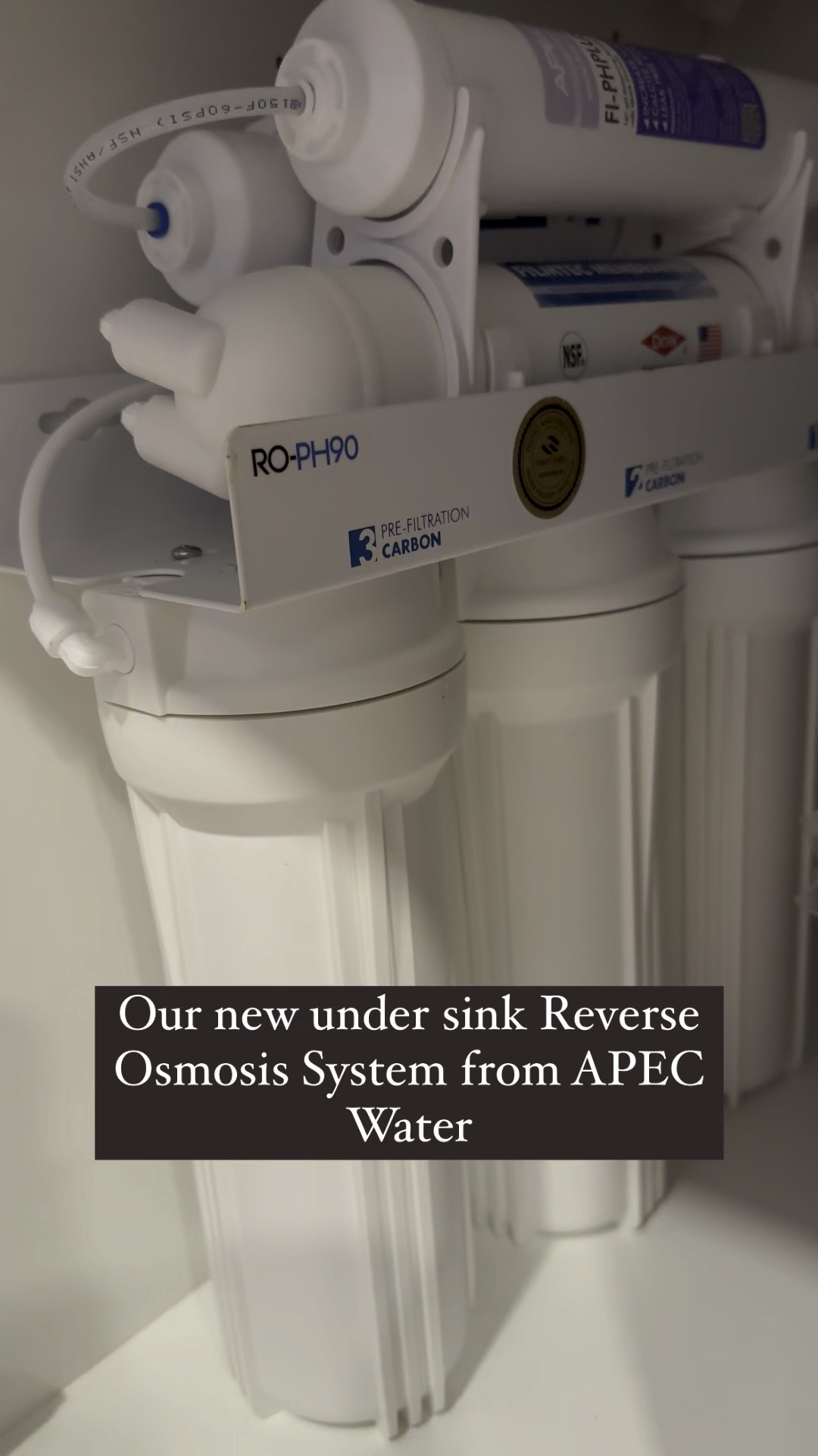 Sharing our new under sink Reverse Osmosis system from @apecwater!!!

I've shared how I try to live a low toxic lifestyle & starting with the water you drink is one of the easiest switches! I've done hours of research on the best brands of under sink filtration systems & I landed on this Apec Water! Helps reduce everything nasty you don't want in your water (pharmaceuticals, plastics, toxins, bacteria, etc etc). I love that this one has a calcium carbonate filter that safely raises the pH after it goes through the RO process!!

Best of all - this system is only $350!!!!! Saves you so much money on water bottles in the long run, so it’s better for your wallet and the environment! But also, it’s so much better for your health 🙌🏻❤️


 

#ad #APECWater #FreeDrinkingWater #WaterFilter #WaterFilters #HealthyLiving #StayHydrated #CleanWater #PureWater #WaterPurification #HomeEssentials #ReverseOsmosis #WholeHouseWaterSystems #Hydrate #SafeDrinkingWater #WaterSolutions #PureHydration #PureDrinkingWater

#LTKSaleAlert #LTKVideo #LTKHome
