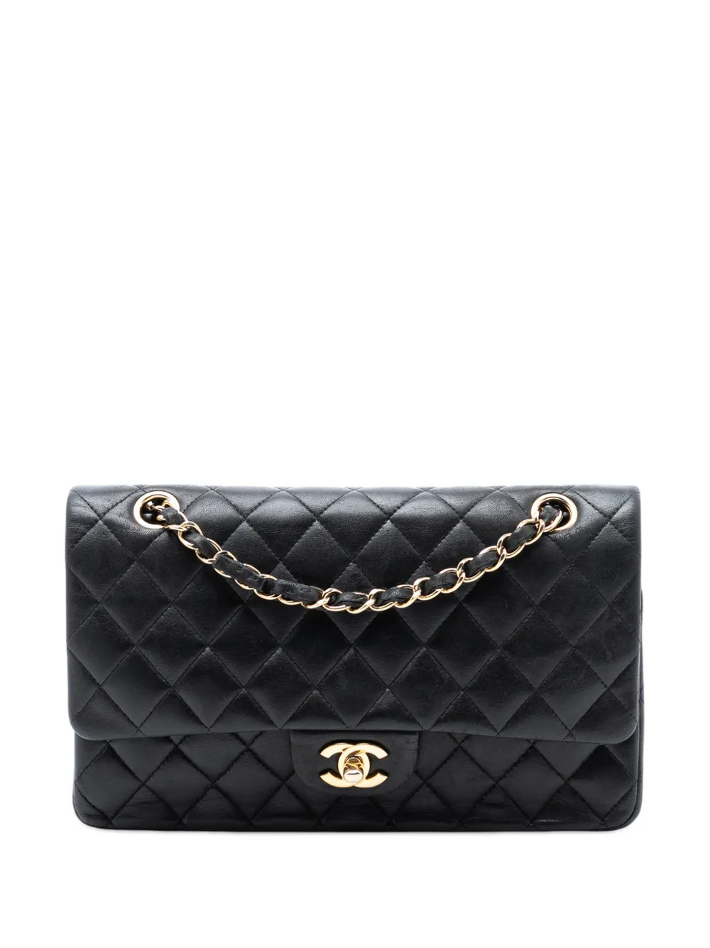 CHANEL Pre-Owned2010-2011 Medium Classic Lambskin Double Flap shoulder bag | Farfetch Global
