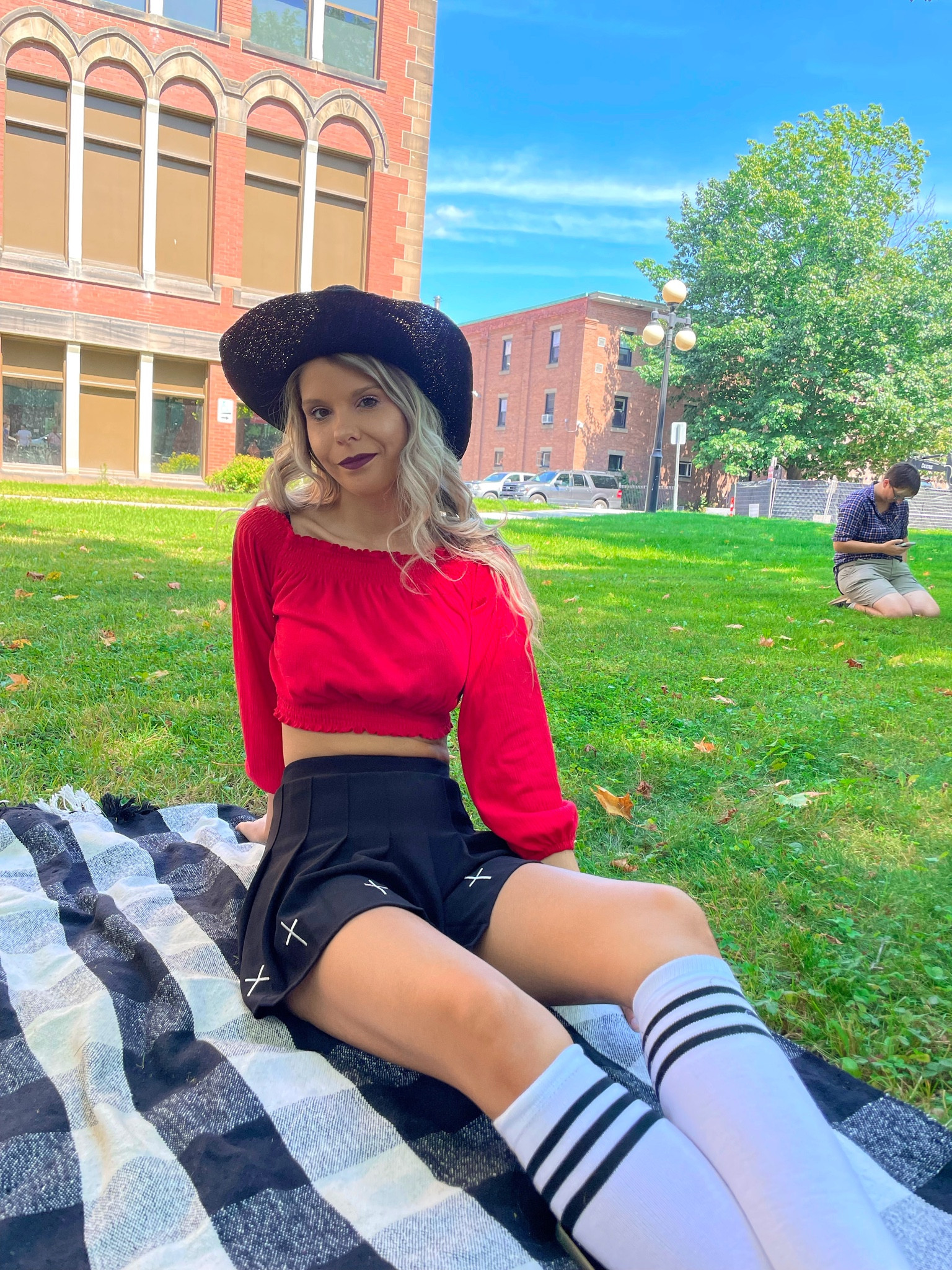 A darker toned outfit well suited for cool summer days or a summer evening! A cute look for a festival or  outdoor event. 

#LTKstyletip #LTKSeasonal #LTKunder100
