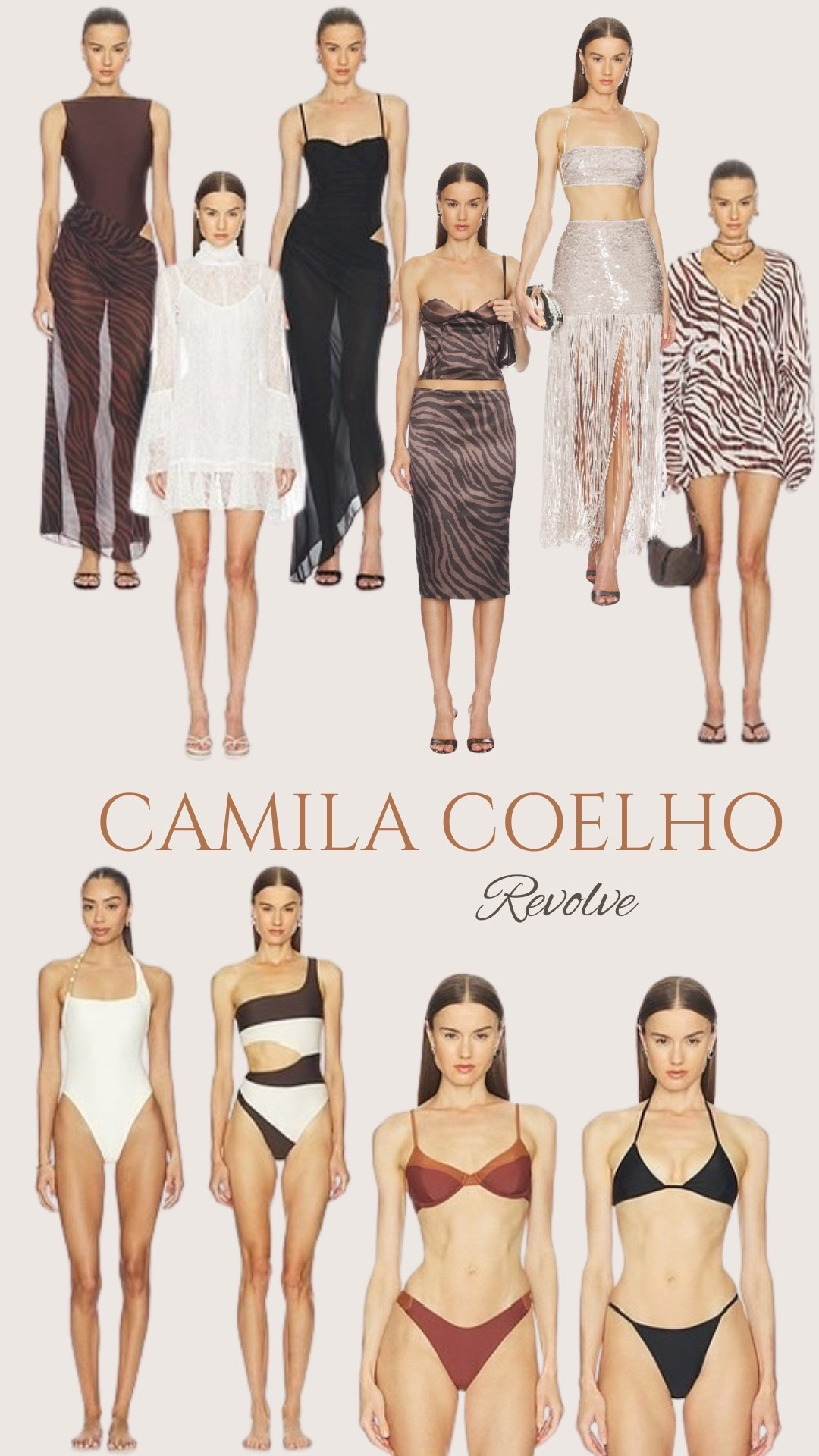 Gorgeous pieces from Camila Coelho x Revolve

#spring #summer #resort #vacation 

#LTKTravel #LTKSwim #LTKFestival
