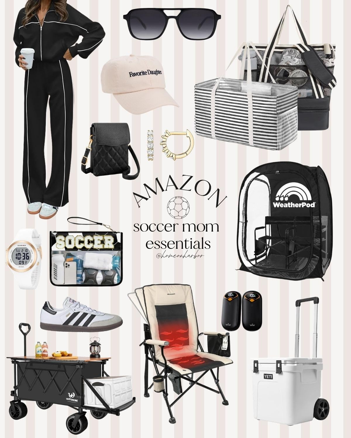 Soccer mom must-haves for spending the season on the sidelines in style. | Amazon (US)
