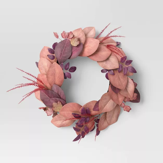 Magnolia Wreath Brown - Threshold™ | Target