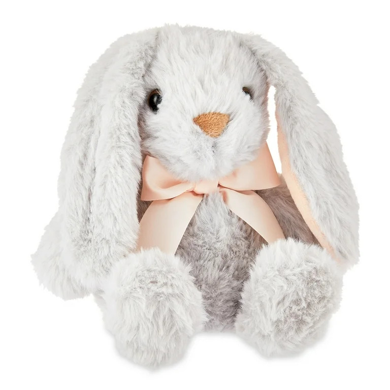 "Way to Celebrate! Easter 7-Inch Small Sitting Bunny, Grey" | Walmart (US)