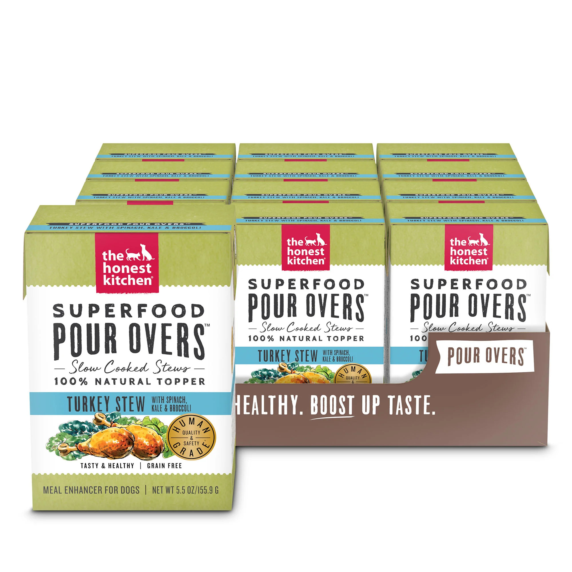 12PK Superfood Pour Overs - Turkey | The Honest Kitchen