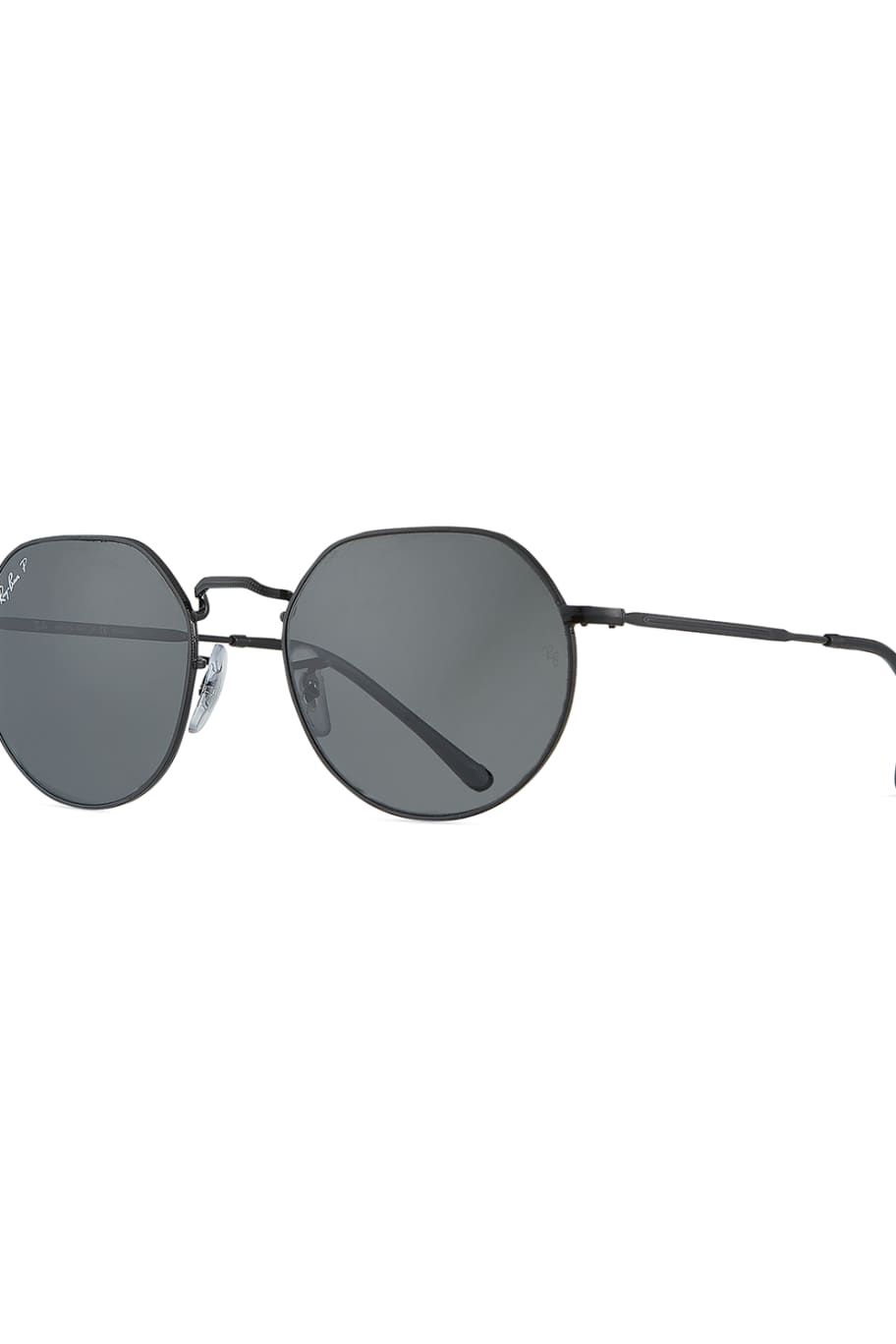 Ray-Ban RB356553P Polarized Round Metal Sunglasses | Neiman Marcus