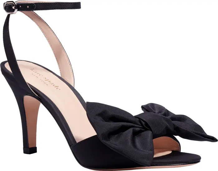 kate spade gloria bow ankle strap sandal (Women) | Nordstrom