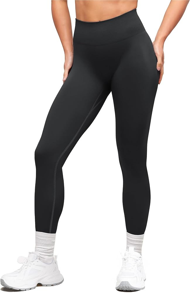 Tall Women's Workout Leggings 32"/34"/36" Inseam Seamless High Waist Tummy Control Scrunch Gym At... | Amazon (US)