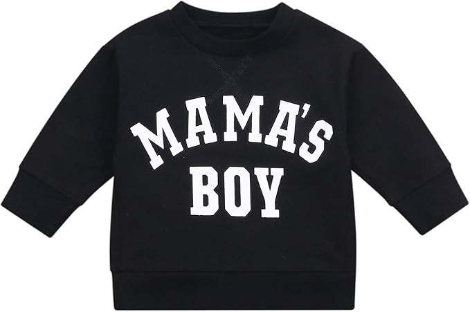 Infant Toddler Baby Boy Girl Letter Sweatshirt Pullover Long Sleeve T-Shirt Tops Fall Clothes | Amazon (US)